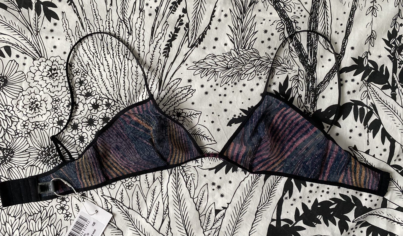 Brassière pailletée
