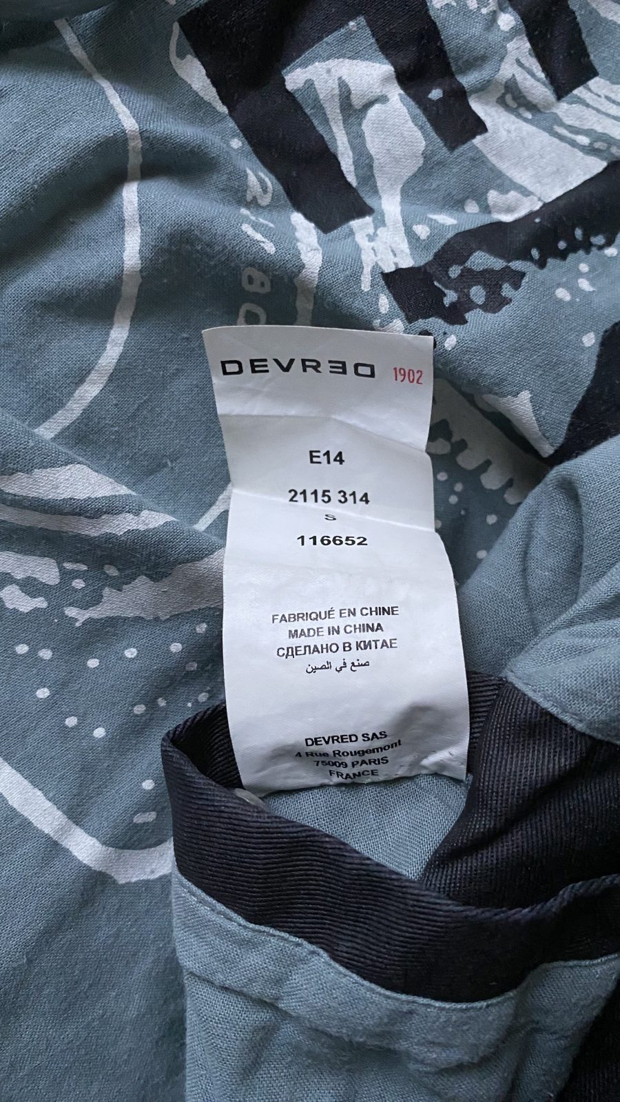 Blouson noir Devred