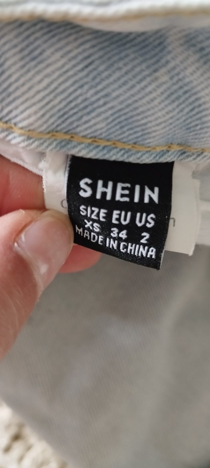 Short en jean