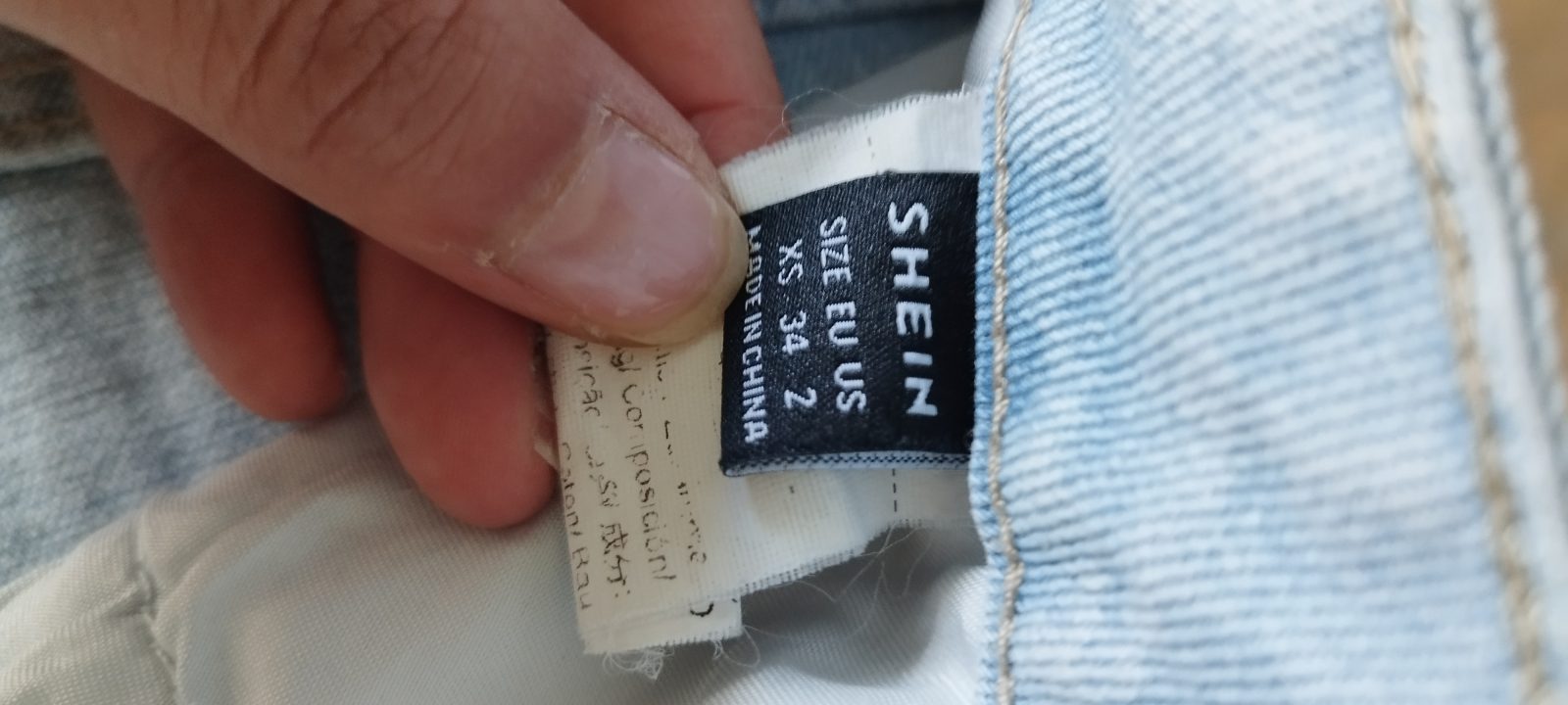 Short en jean