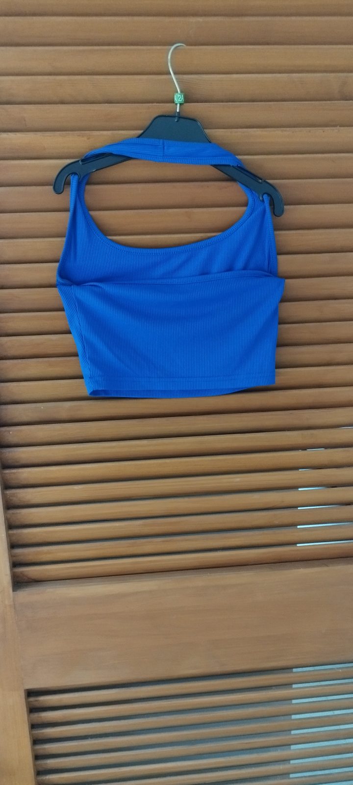 Tee shirt sans manche bleu marine