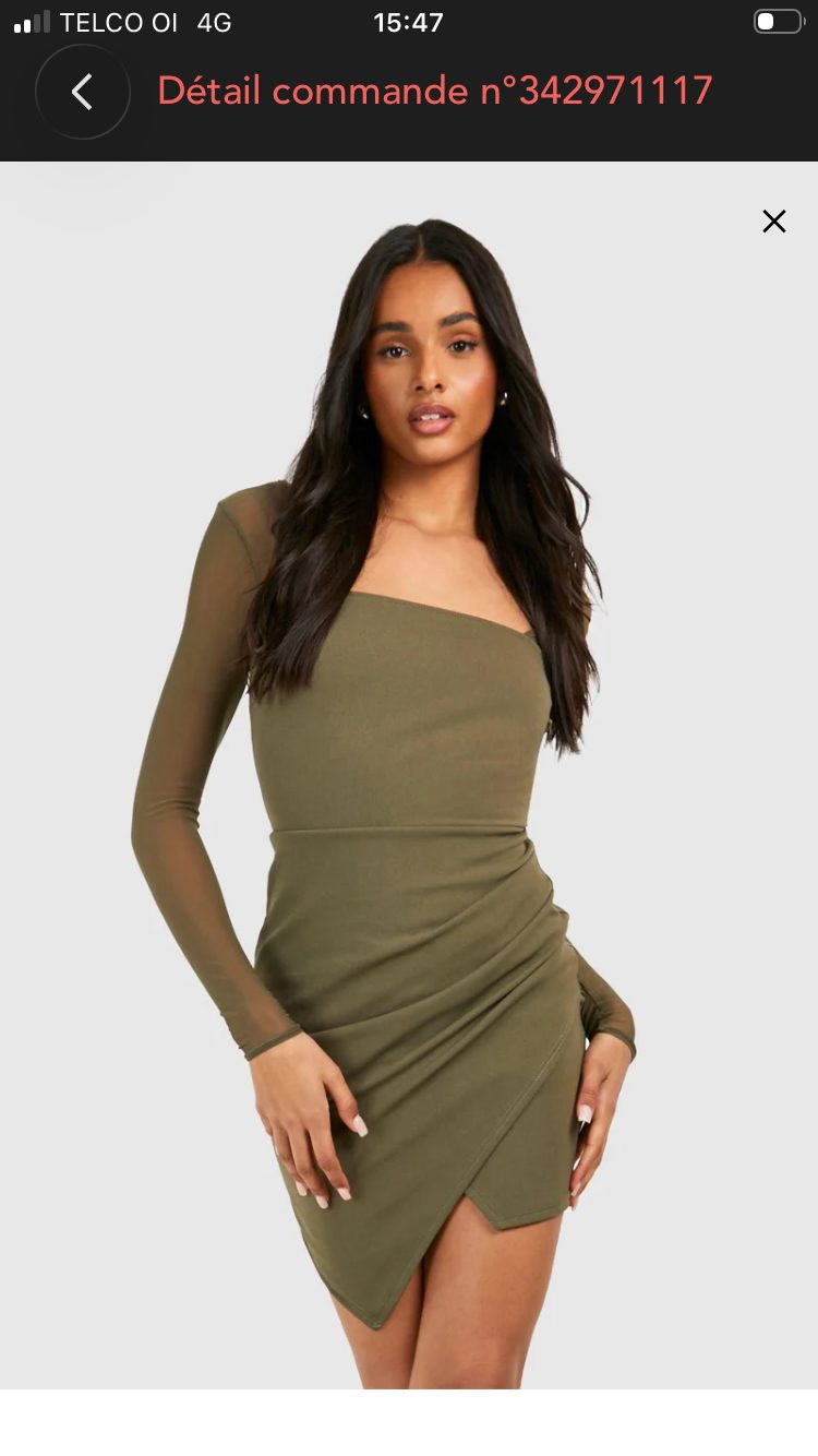 Robe kaki taille S