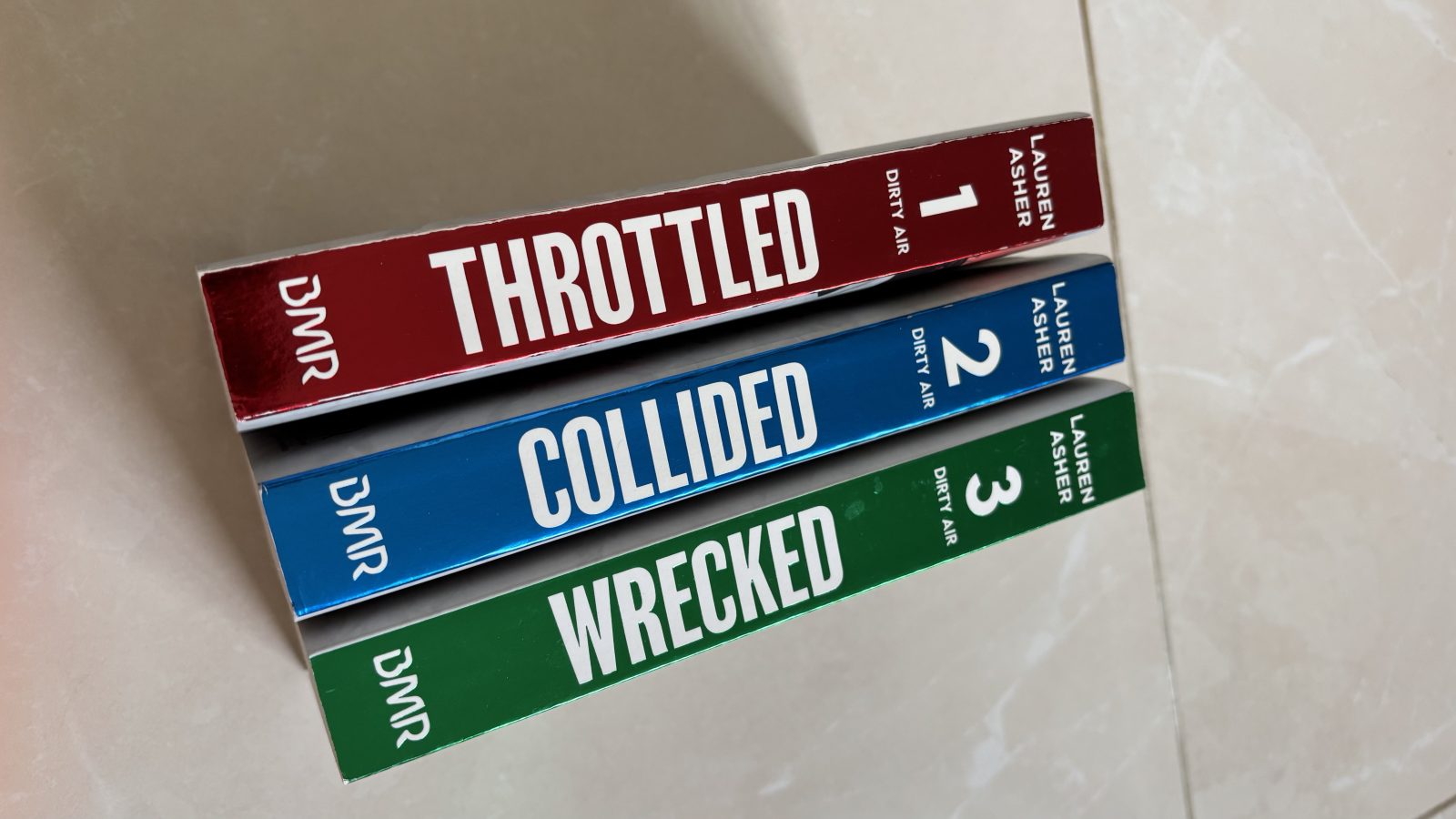 Trilogie livre New Romance Dirty Air