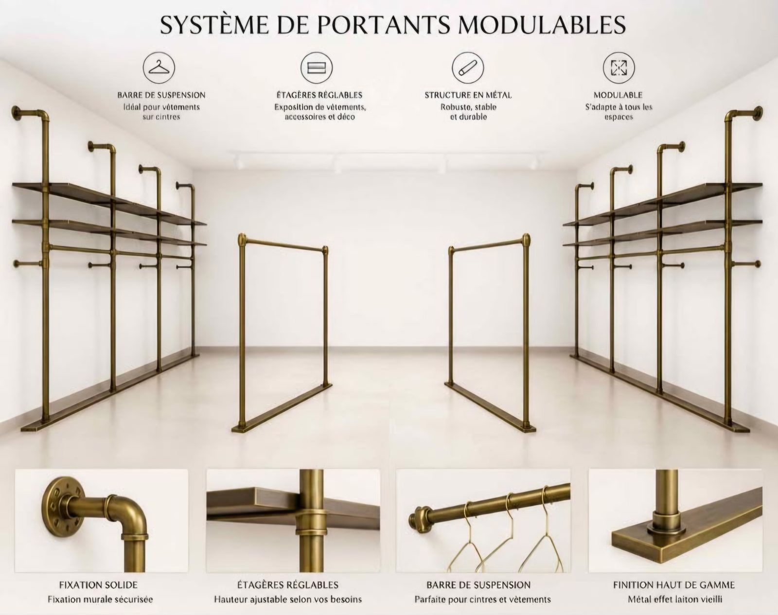 Mobilier en acier galvanisé — La Réunion