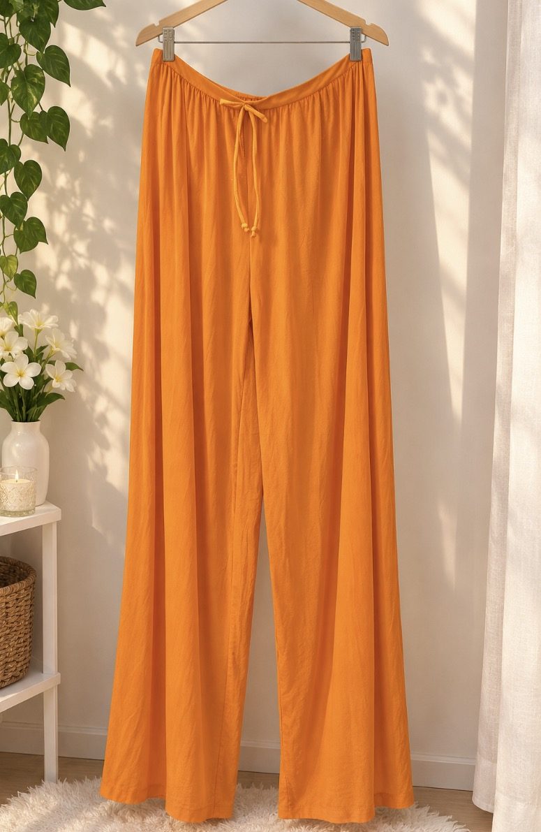 Pantalon d’été orange — La Réunion