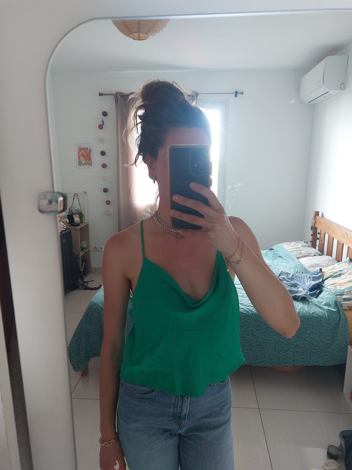 Haut Zara dos nu