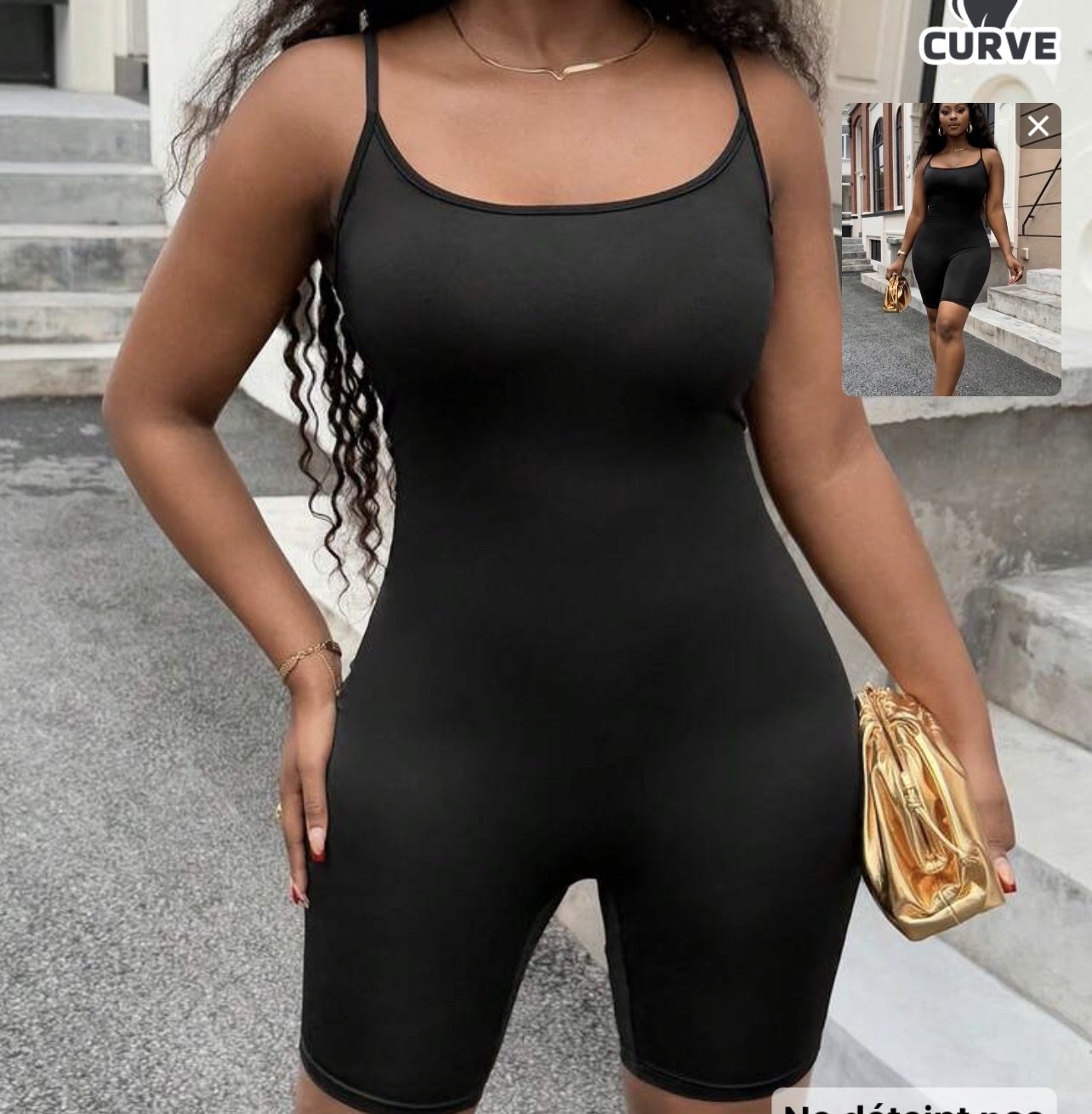 Combinaison moulante noir