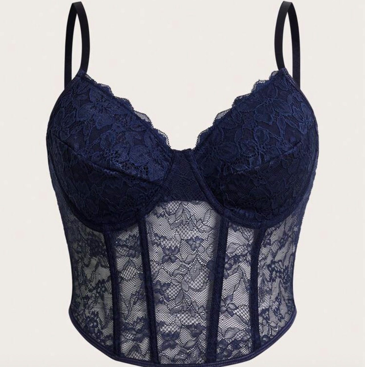 Débardeur en dentelle grand taille