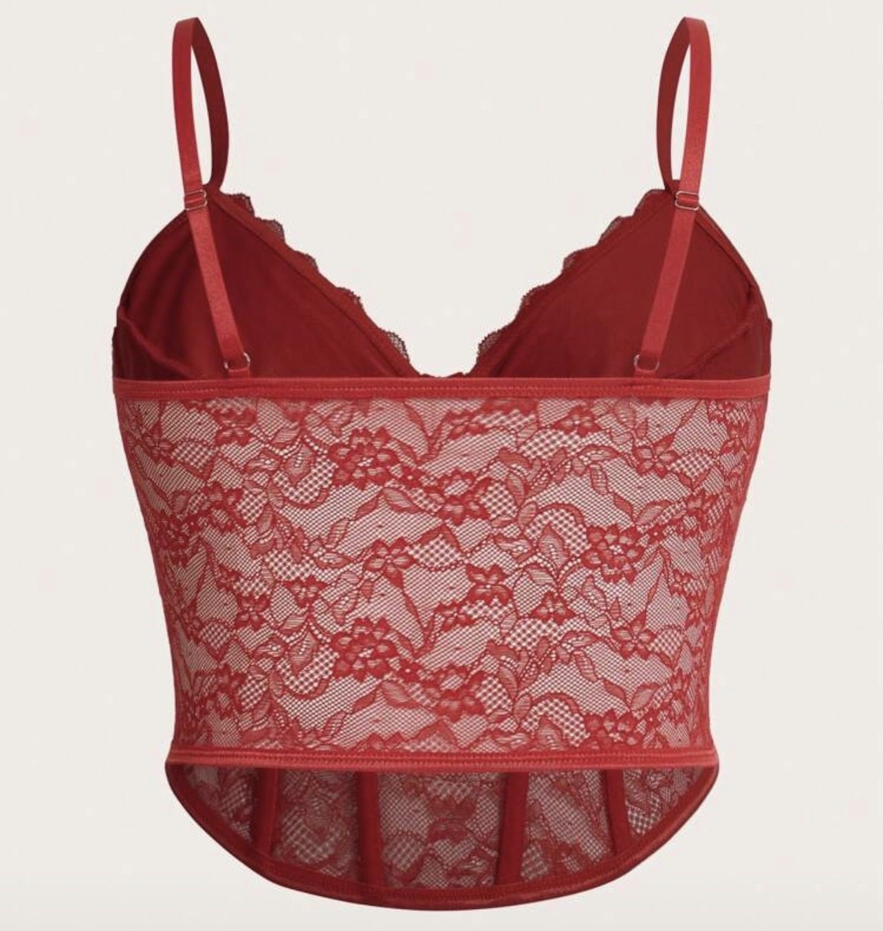 Débardeur rouge grande taille