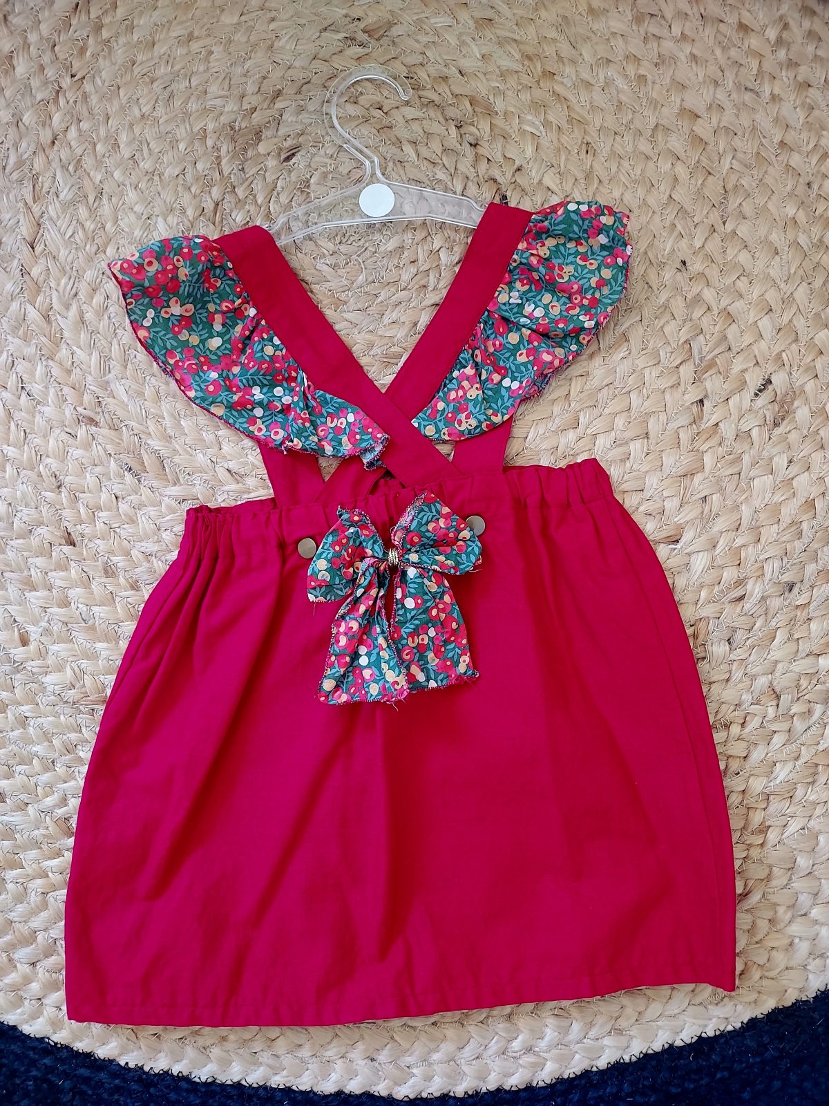 Robe à bretelles Noël — Lady la fait (fait main) — La Réunion