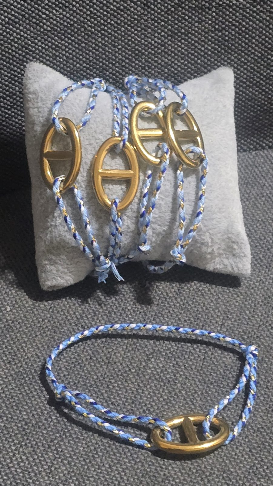 Bracelet maille marine