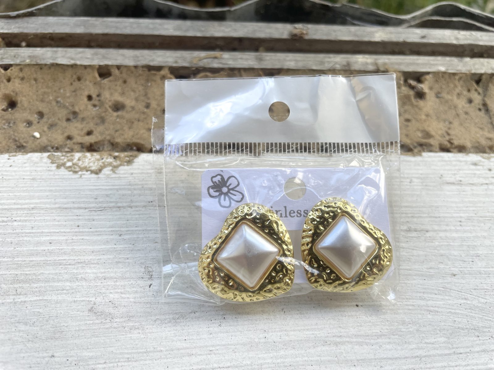 Boucles d’oreilles acier inoxydable — La Réunion