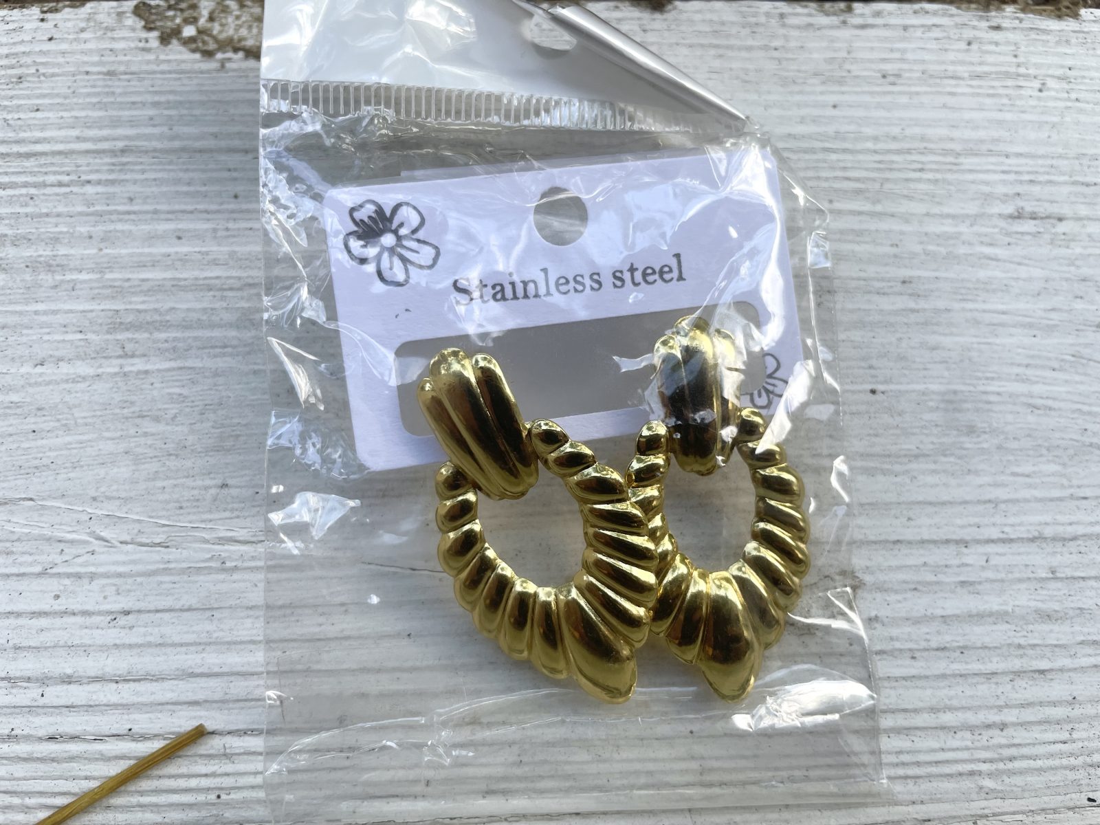 Boucles d’oreilles acier inoxydable