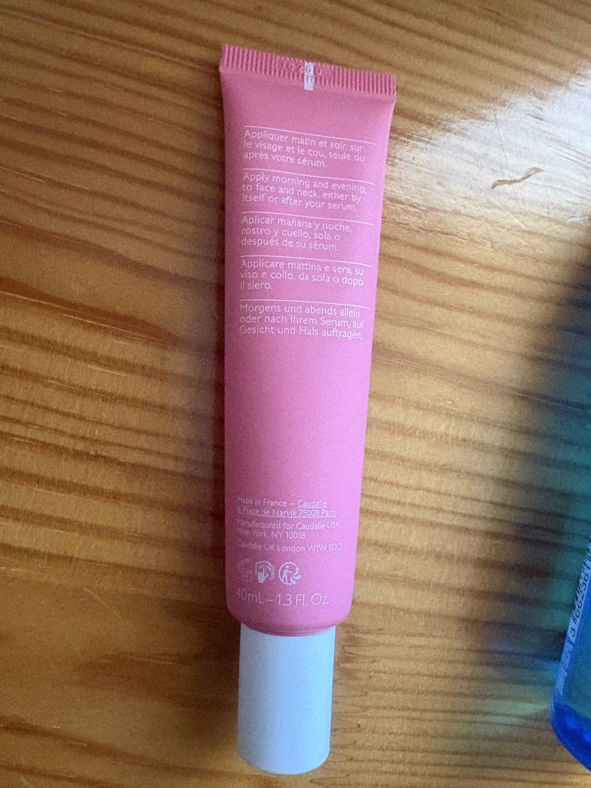 Caudalie vinosource crème hydratante