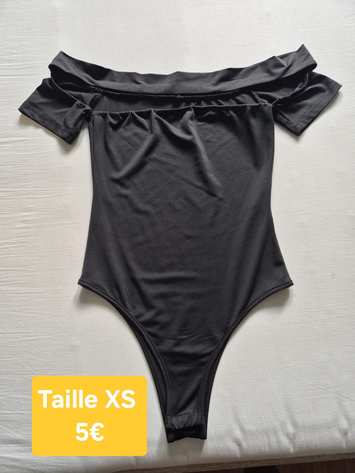 Body noir taille XS