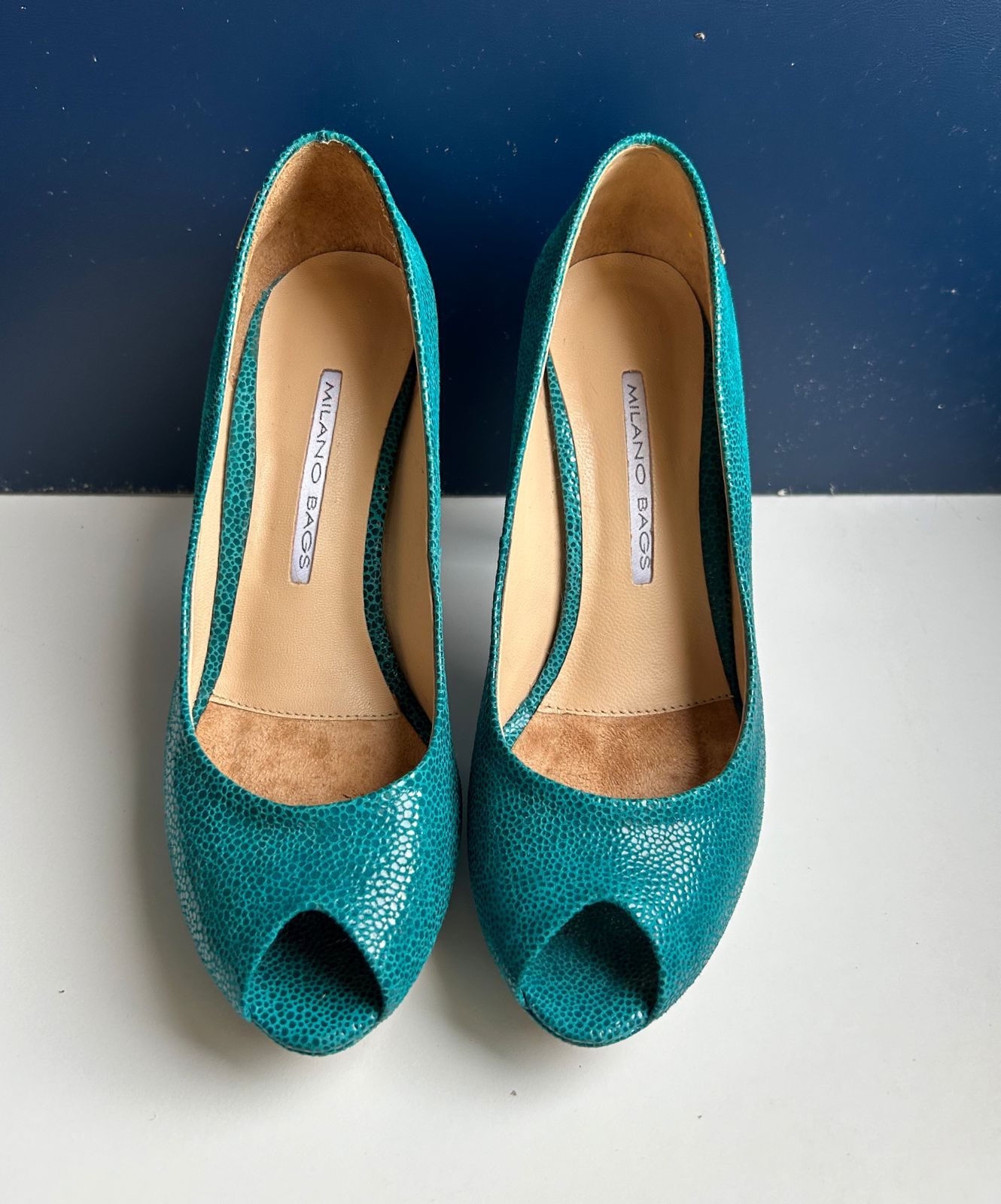 Escarpins Milano Bags Turquoise