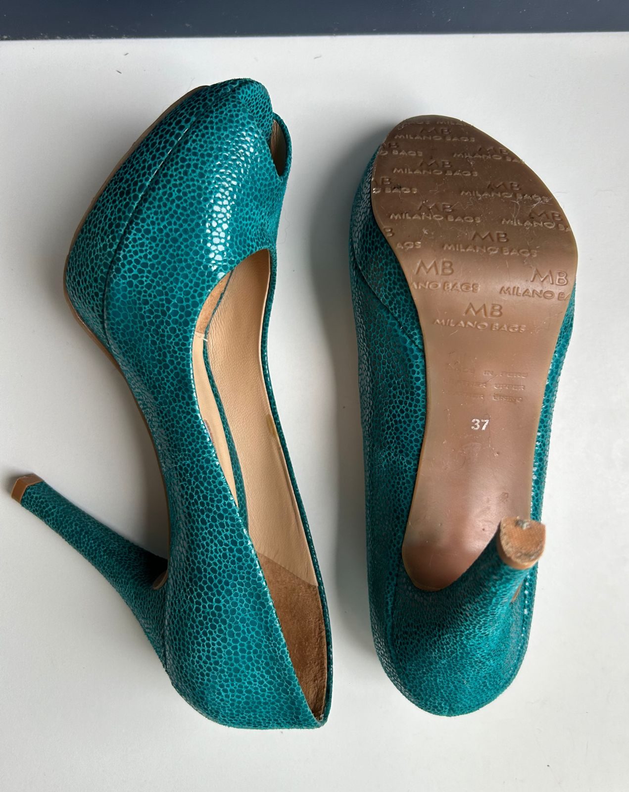 Escarpins Milano Bags Turquoise