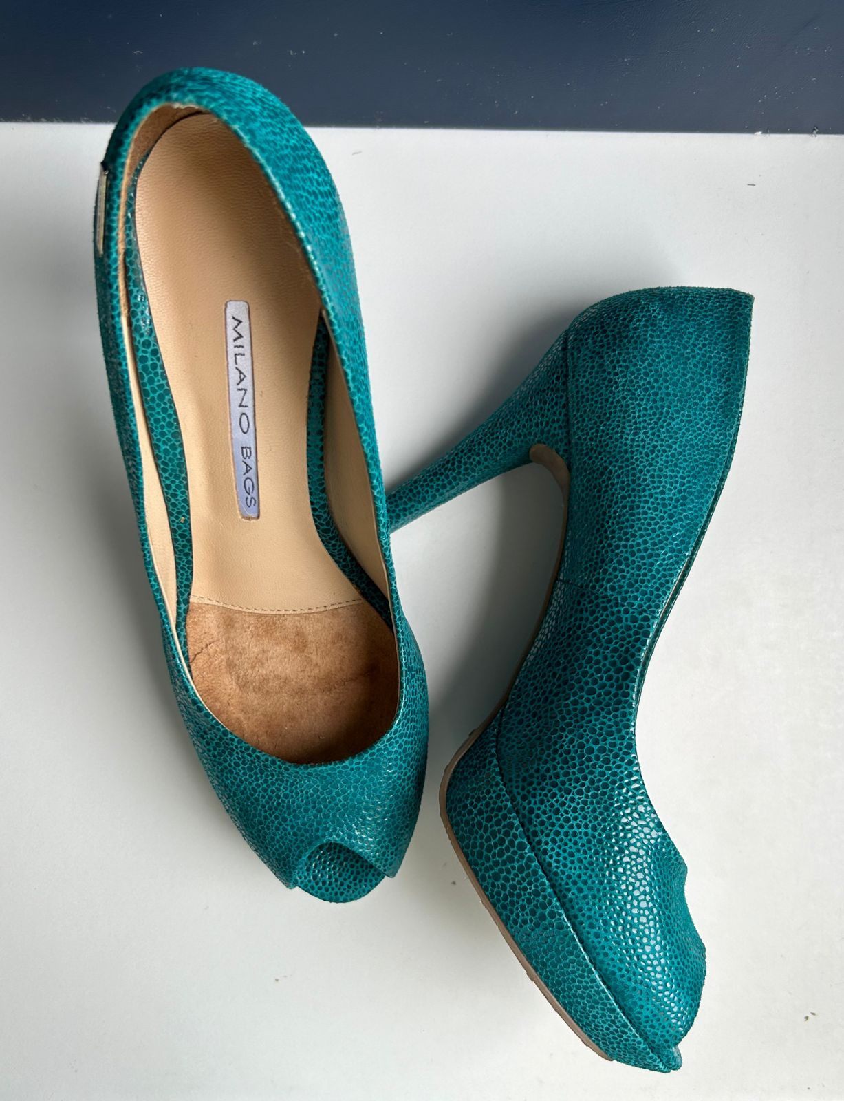 Escarpins Milano Bags Turquoise