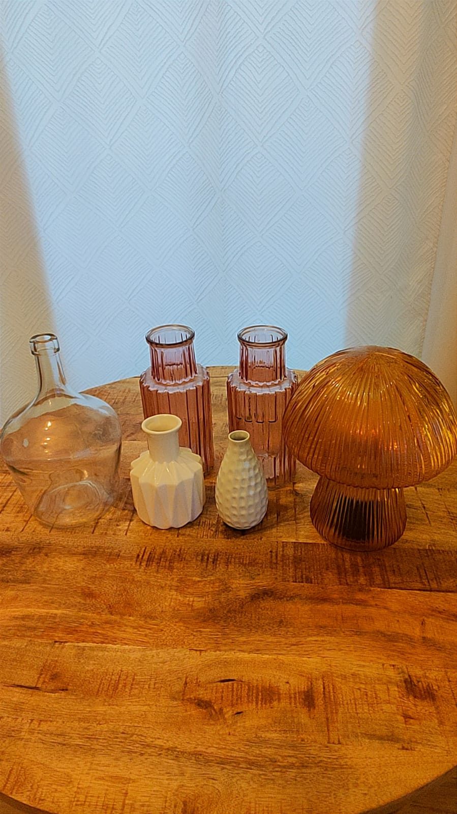 ENSEMBLE DE 6 OBJETS DÉCORATIFS – STYLE BOHÈME CHIC