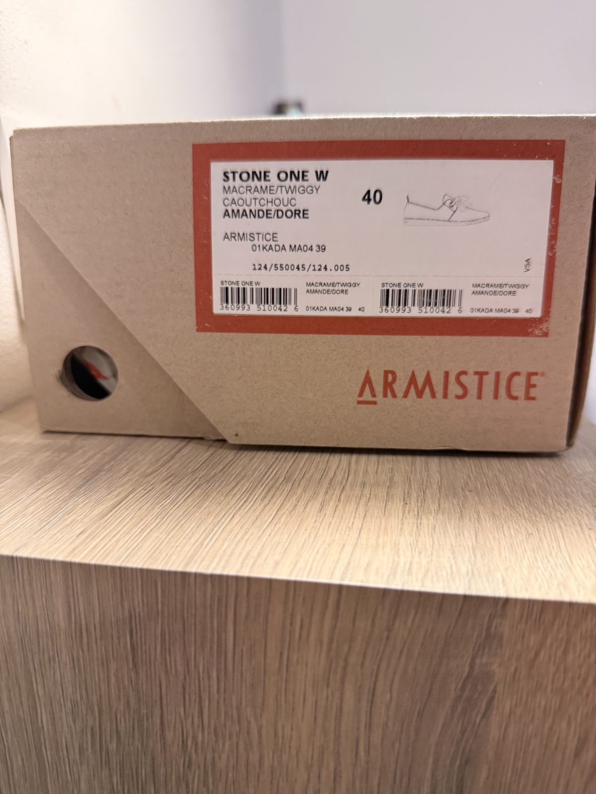 Armistice Stone One W style macramé - pointure 40