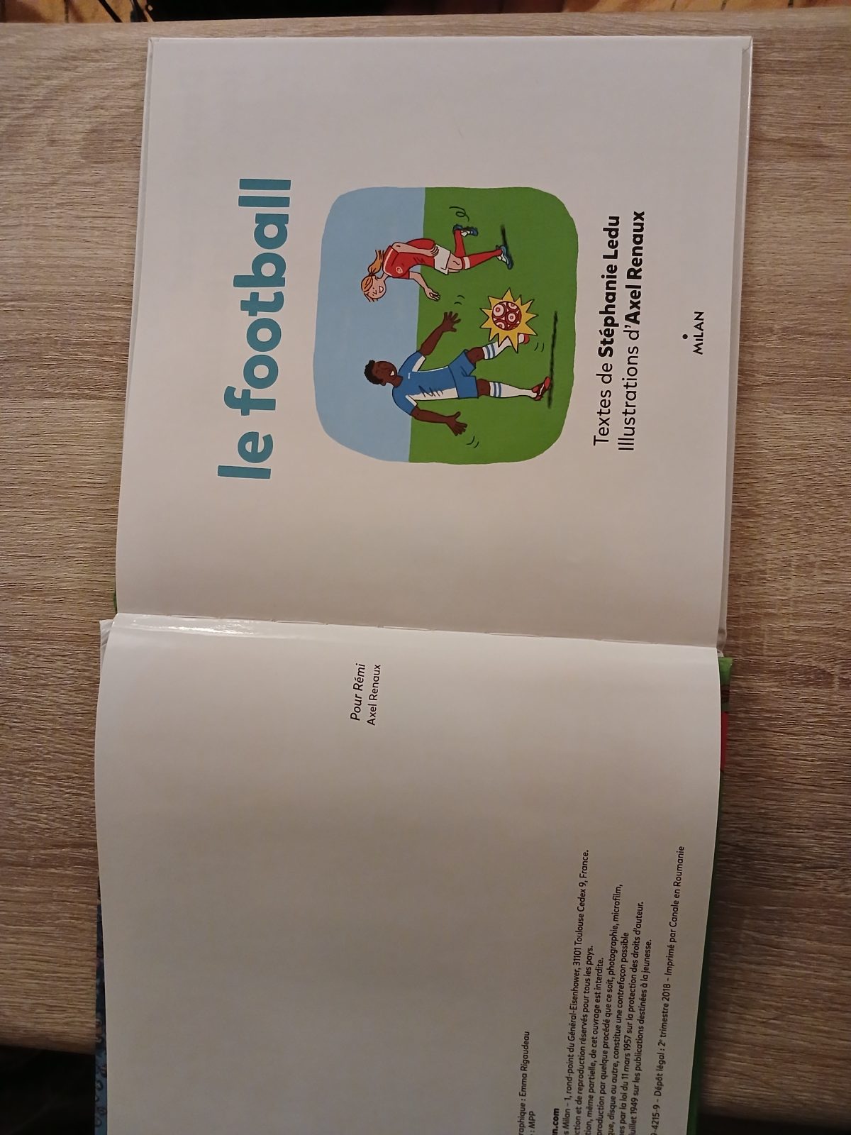 Livre enfant football