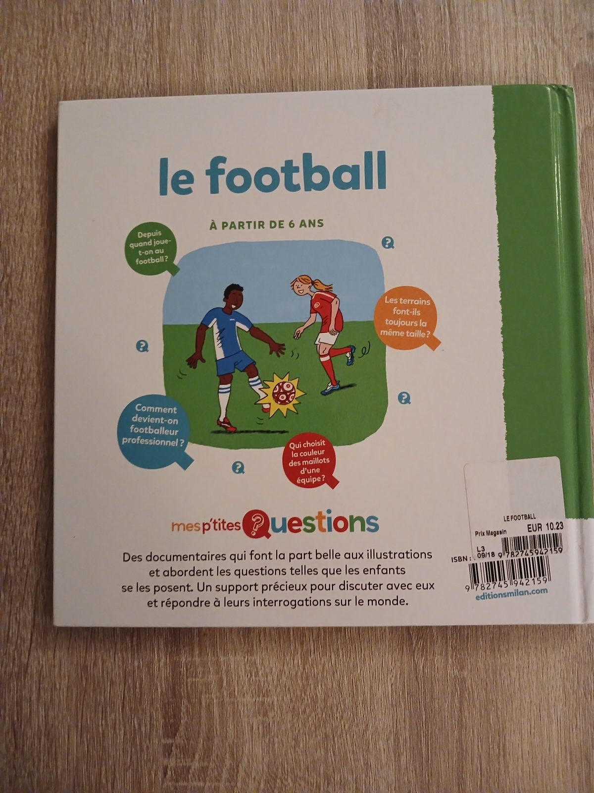 Livre enfant football