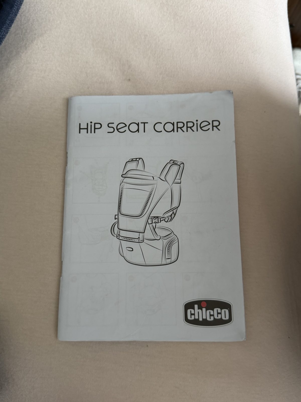 Porte-bébé Chicco Hip Seat Carrier – Bleu jean – Jusqu’à 15 kg