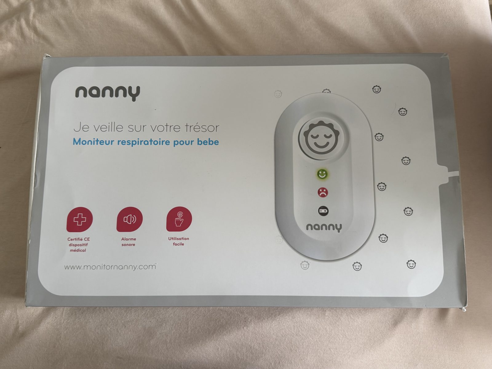 Moniteur respiratoire bébé Nanny BM-02 – Tapis détecteur