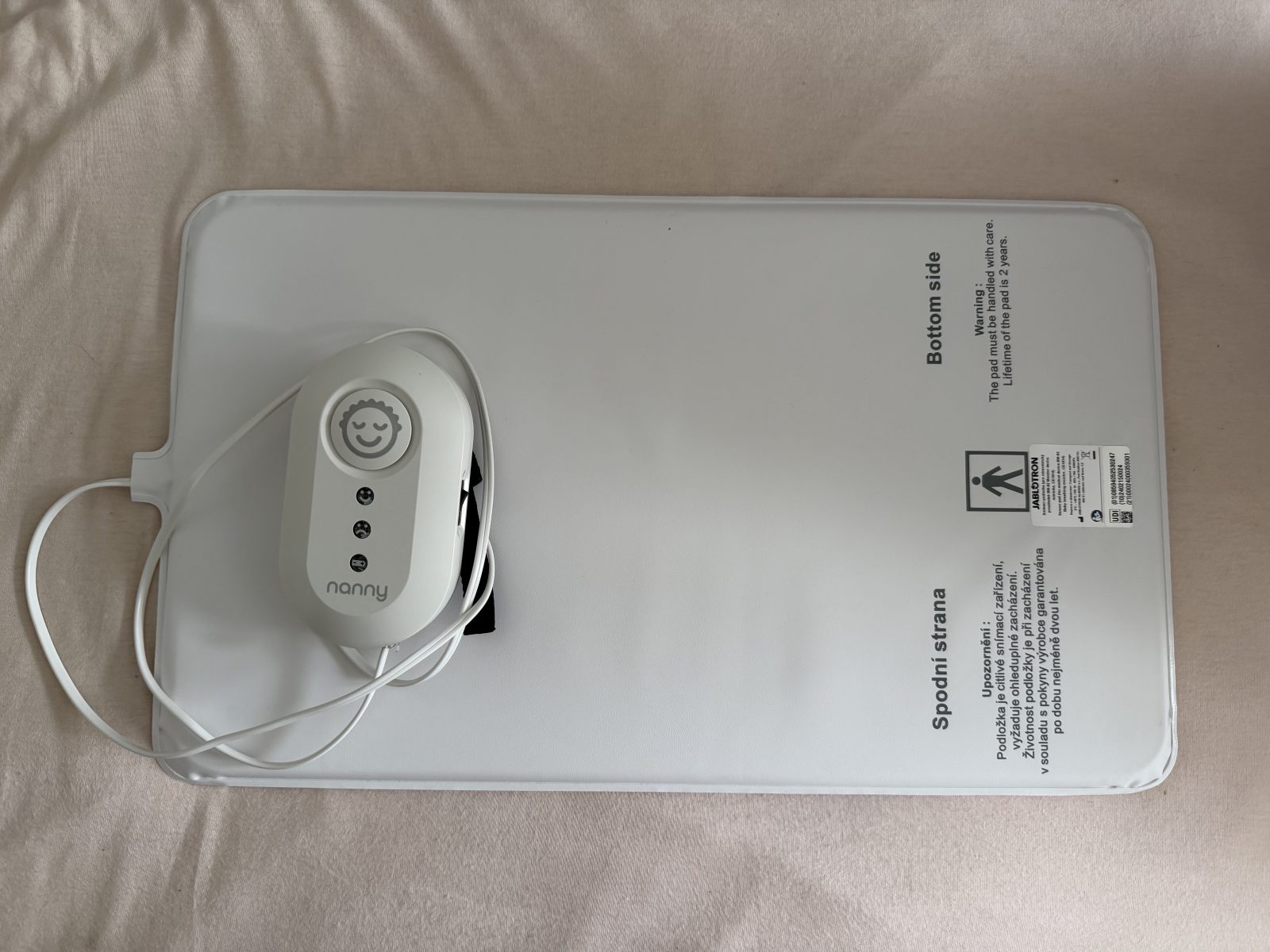 Moniteur respiratoire bébé Nanny BM-02 – Tapis détecteur