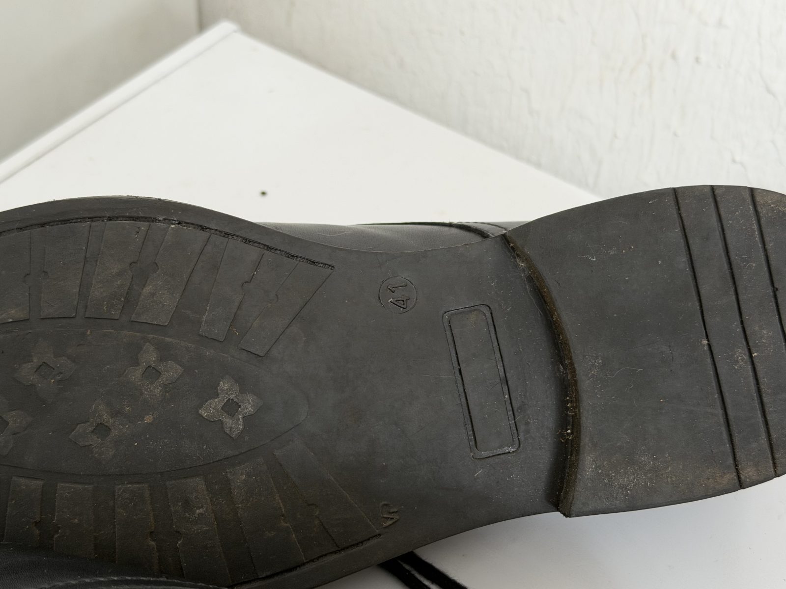 Chaussures de ville noires Walker Flex – Pointure 41