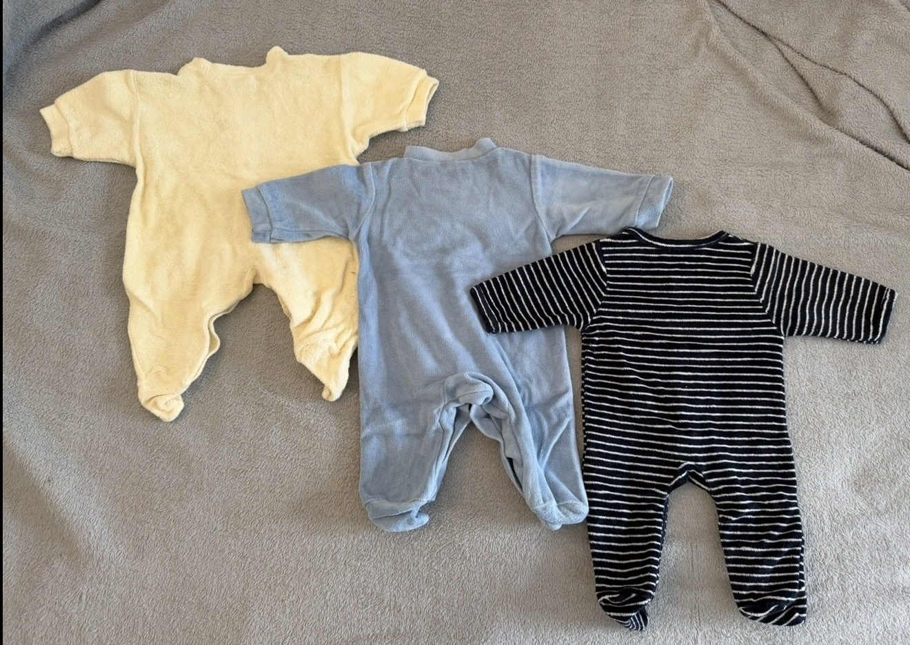 Lot de 6 pyjamas chaud bébé - 0 mois