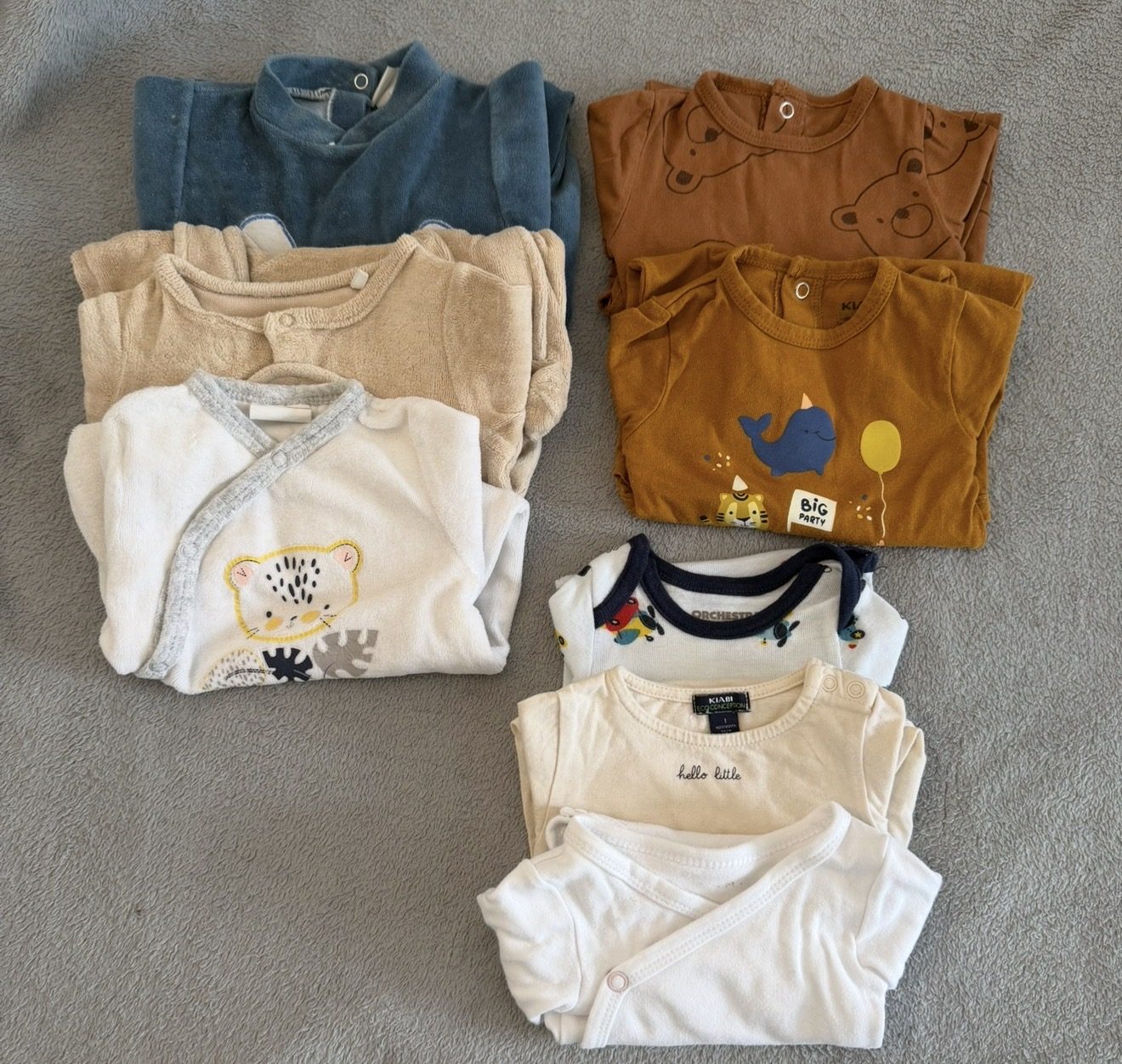 Lot vêtements bébé 1 mois