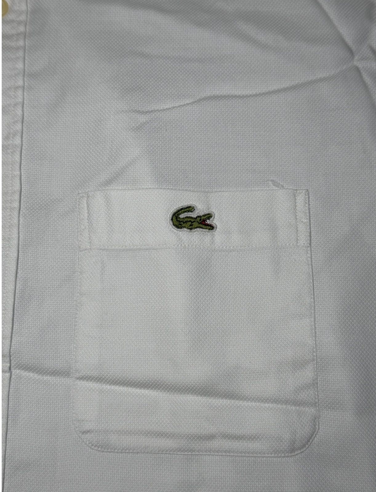 Chemise Lacoste vintage blanche – Taille 40
