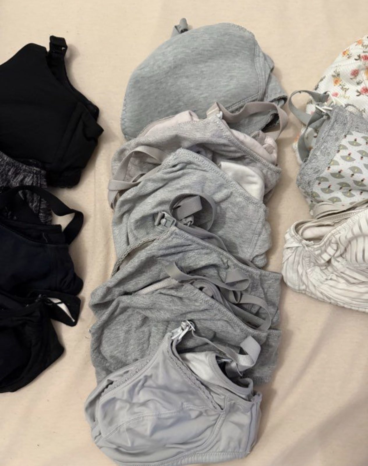 Lot soutien gorge d’allaitement - plusieurs tailles