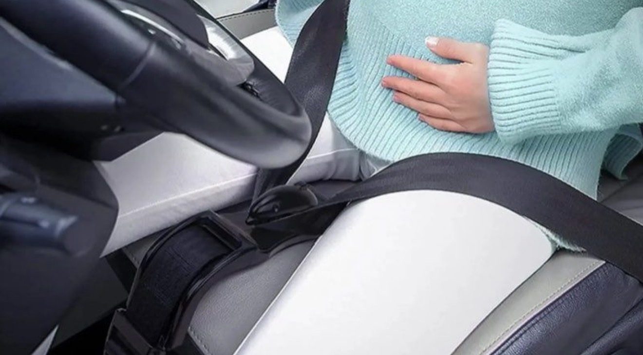 Adaptateur pour ceinture de securité, pour femme enceinte