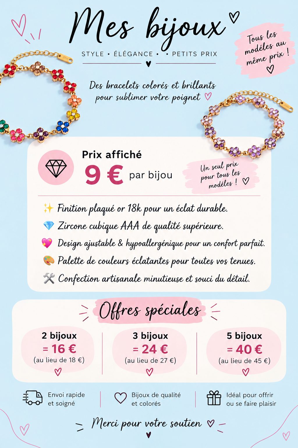 Bracelet Princesse