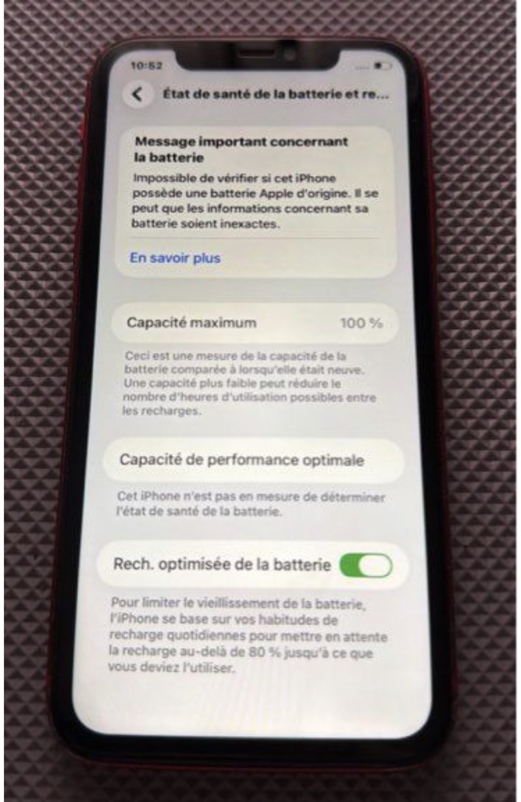 iPhone 11 – 64 Go – Rouge (PRODUCT)RED