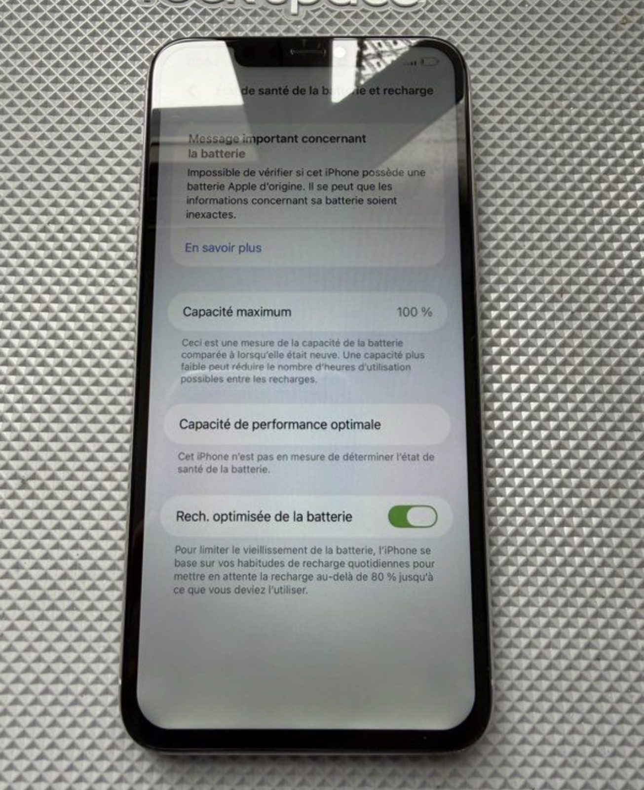 iPhone 11 Pro Max – 64 Go – blanc