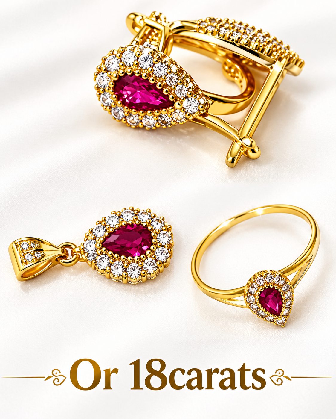 Parure en Or 18 carat