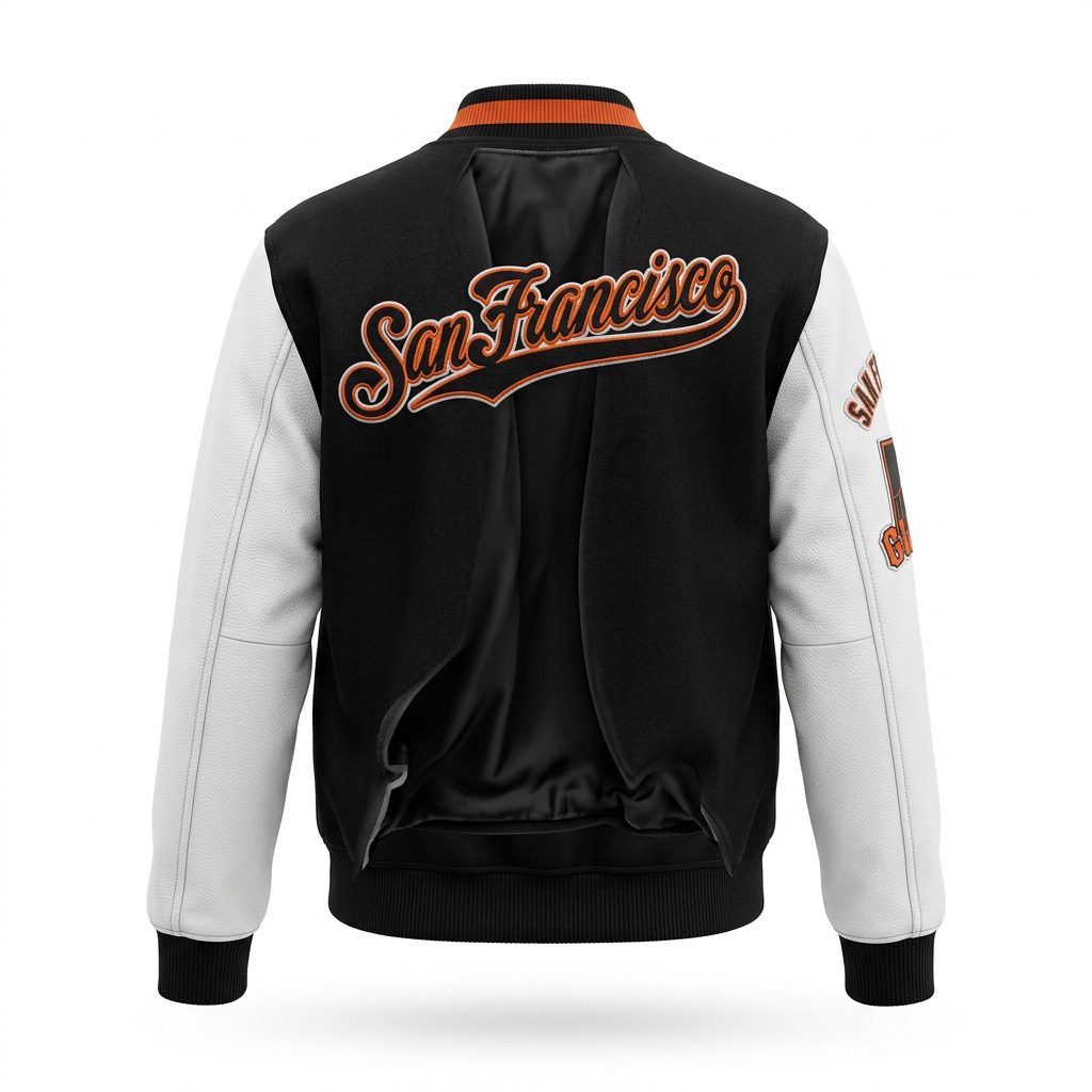 Blouson teddy San Francisco Giants MLB noir et blanc - Taille M à XXL - Neuf — San Francisco Giants (MLB) — La Réunion