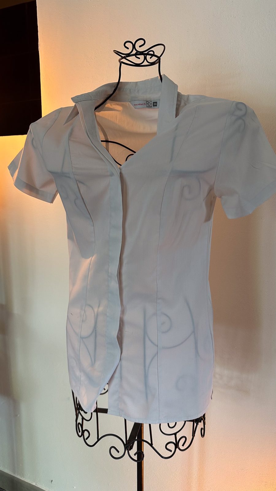 Chemise blanche classique professionnelle Robur - Taille 34 (XS)