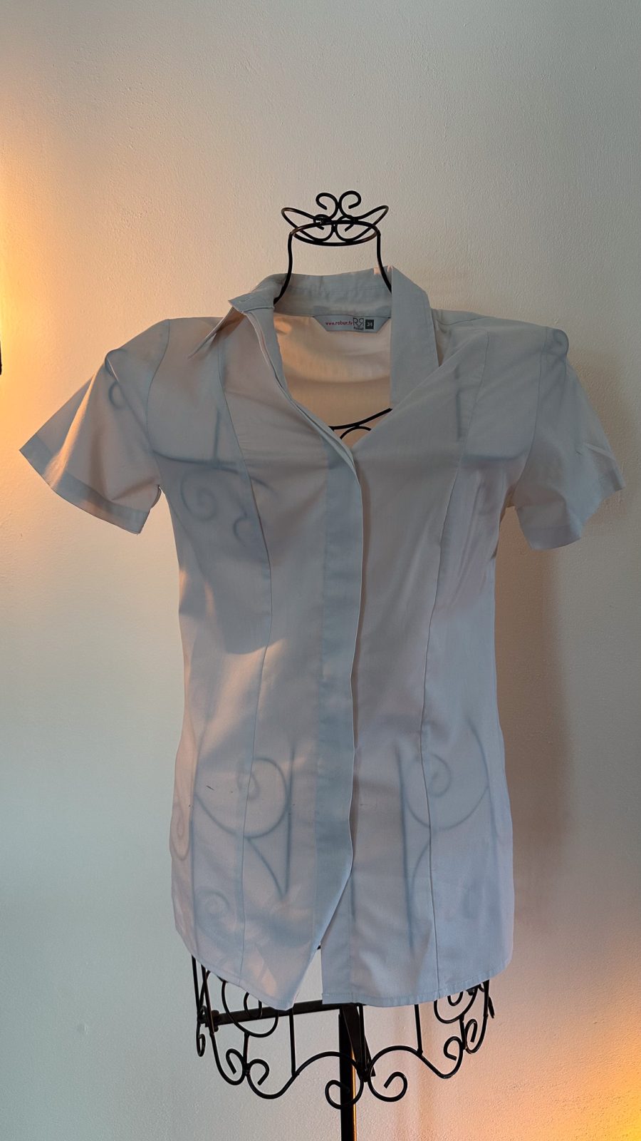 Chemise blanche classique professionnelle Robur - Taille 34 (XS)