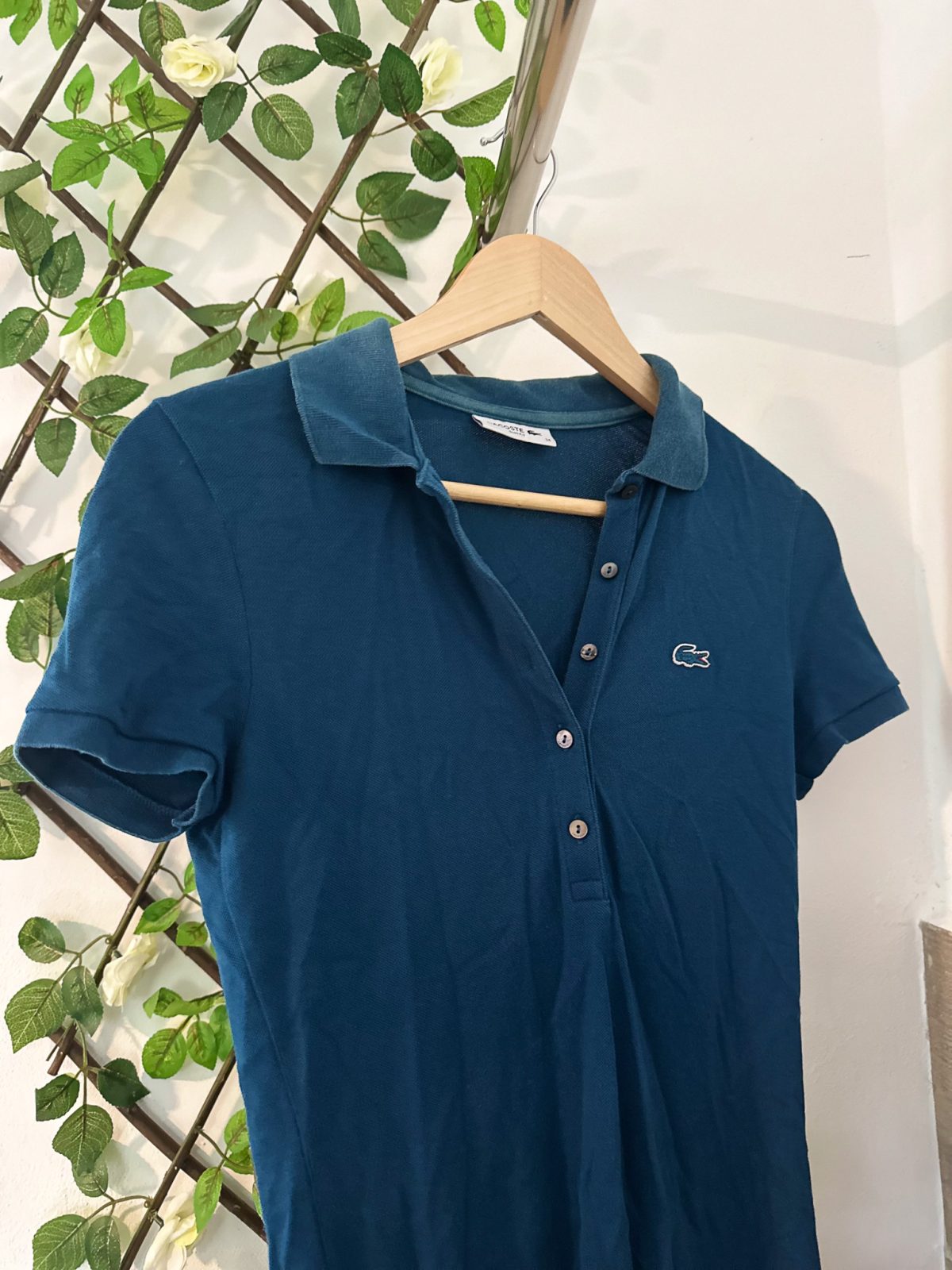 Robe polo bleue Lacoste - Taille 34 (XS)