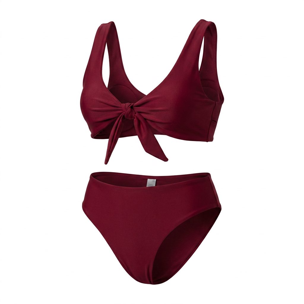 Maillot de bain deux pièces rouge - Taille S/M (36/38)