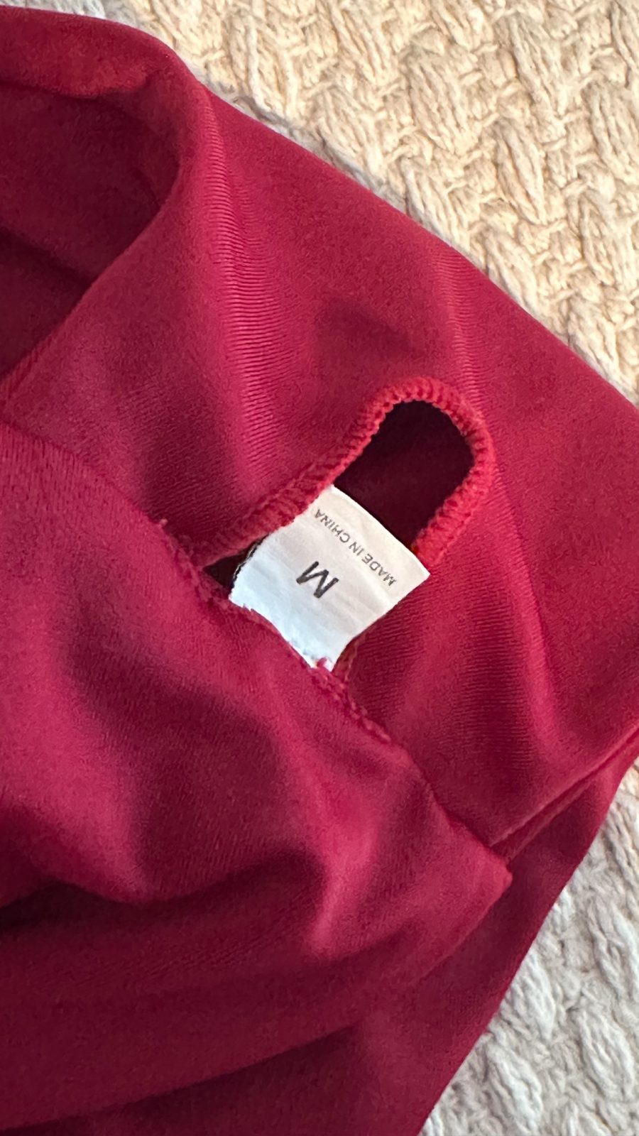 Maillot de bain deux pièces rouge - Taille S/M (36/38)