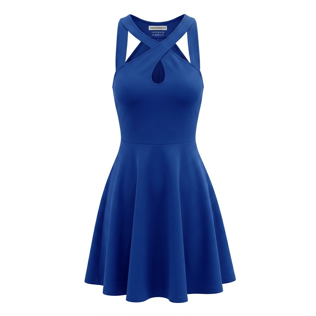Robe bleue dos nu - Taille XS/S (34/36)
