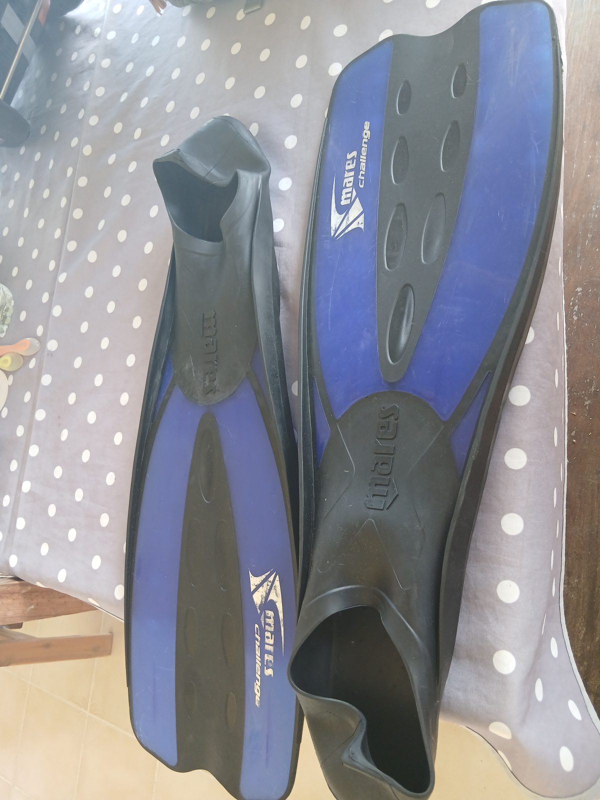 Palmes Mares Challenge bleues taille 44/45 — Mares — Martinique