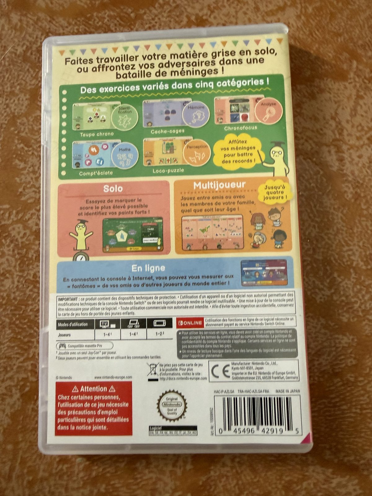 Cérébrale Académie Bataille de méninges Nintendo Switch