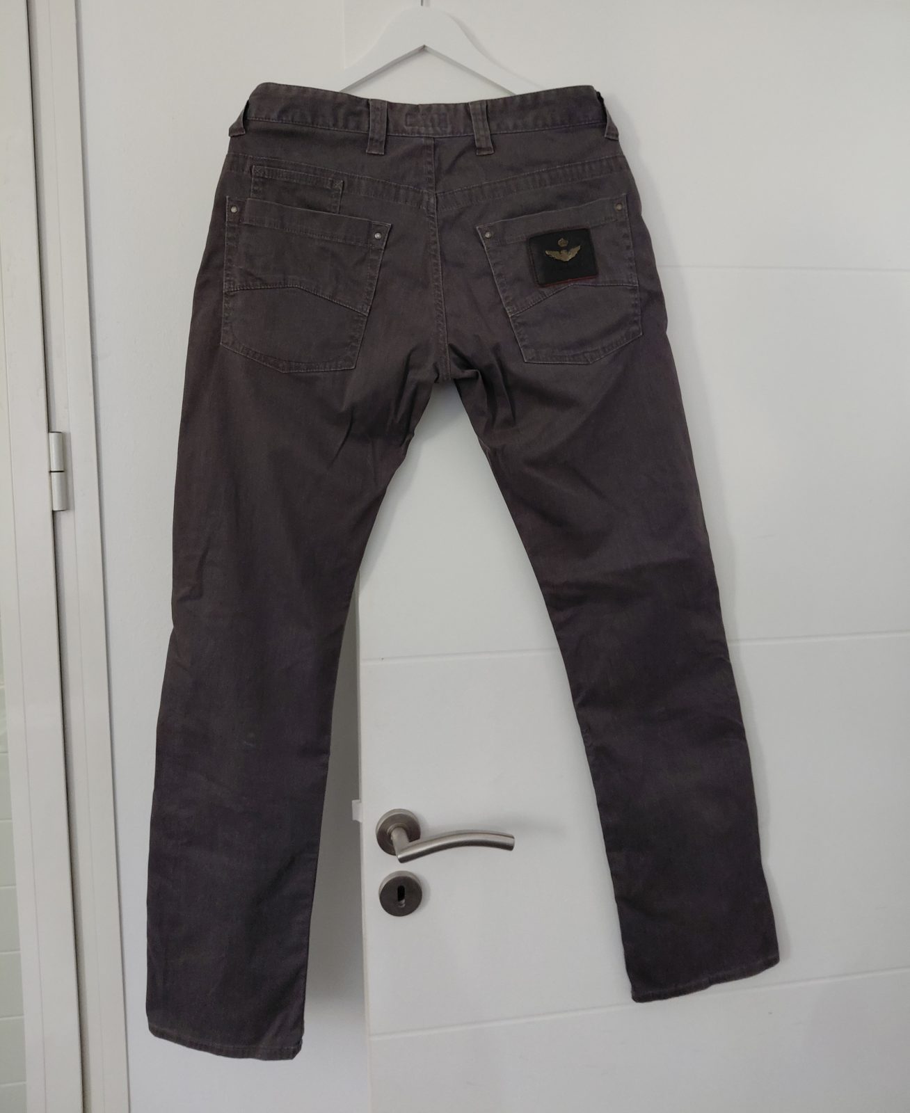 Pantalon Armani Jeans gris anthracite homme