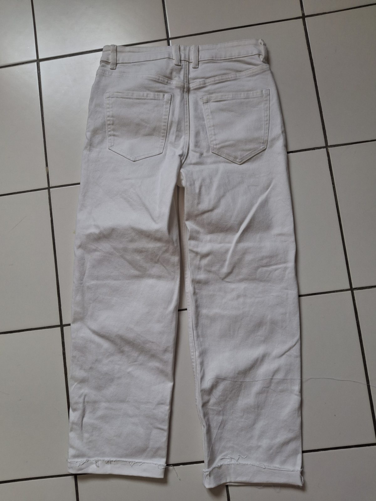 Jean blanc femme Denim Pimkie